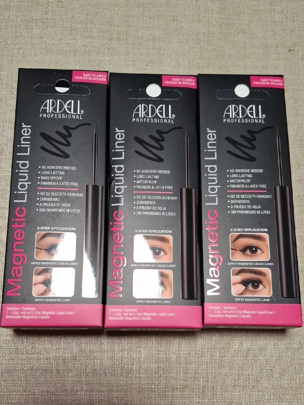 (3) Ardell Magnetic Liquid Liner – Black